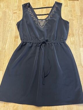 knee length dresses for ladies Banks Embellished Lace Dress – Retrofete main image 0